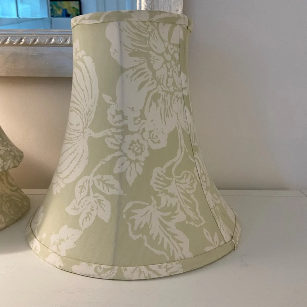 Handmade lampshade using shabby chic fabric - Picture 2 of 3